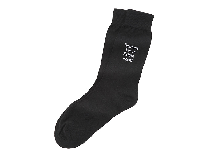 me I` an Estate Agent Socks