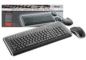 trust Wireless Optical Slimline Deskset DS-3200 - 14628