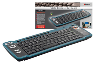 trust Wireless Vista Keyboard/Remote Control - Ref. 15035 - #CLEARANCE