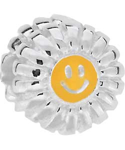 Truth Cutie Sterling Silver Enamel Daisy Charm