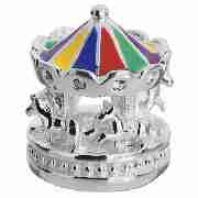 Truth Sterling Silver Enamel Carousel Charm