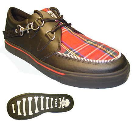 - Tartan - Red Tartan with Black Soles