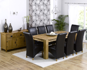 Oak Dining Table - 200cm & 8 Palermo