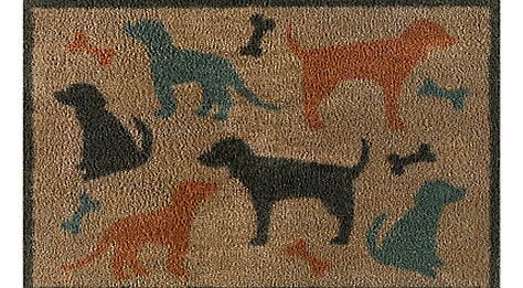 Dog and Bone Doormat, L85 x W60cm ,