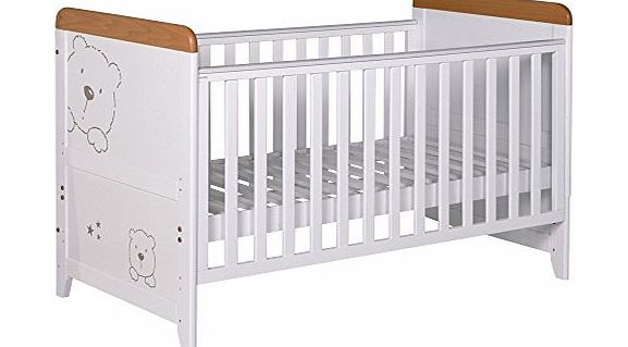 Tutti Bambini 3 Bears Cot Bed (White)