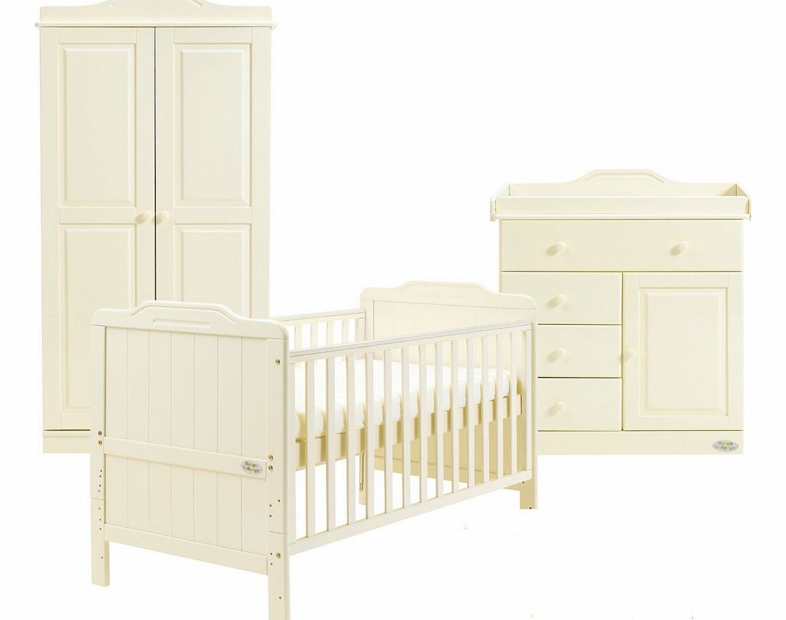 Tutti Bambini Alexia Vanilla 3 Piece Roomset