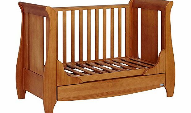 Tutti Bambini Katie Dropside Sleigh Cot (Oak)