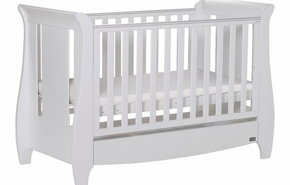 Tutti Bambini Katie Sleigh Cot White