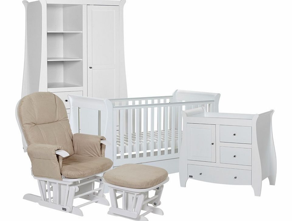 Tutti Bambini Katie White 5 Piece Roomset