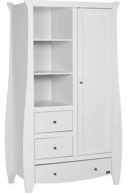 Tutti Bambini Lucas Wardrobe - White, White `506