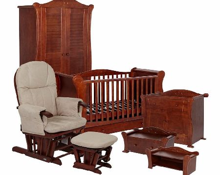 Marie Walnut 7 Piece Roomset