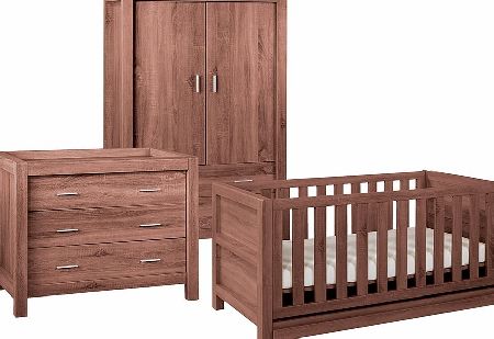 Tutti Bambini Milan Walnut 3 Piece Roomset