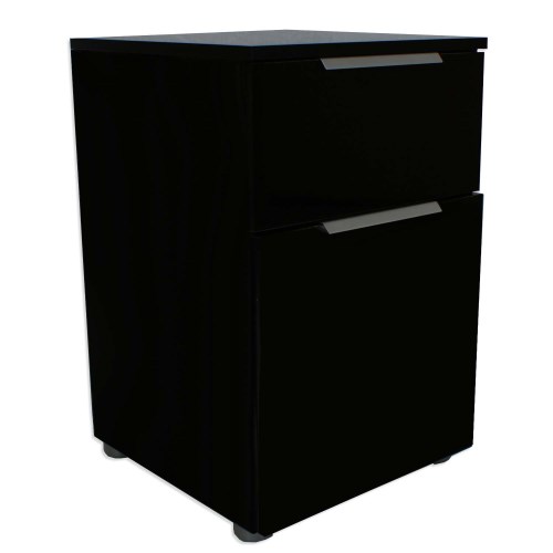 Tvilum Billi Black High Gloss Bedside Table