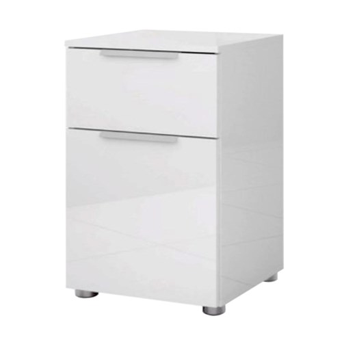 Tvilum Billi Joy White High Gloss Bedside Table