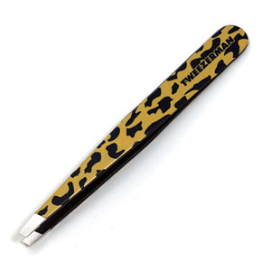 Tweezerman Animal Print Slant Tweezer - Leopard