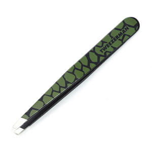 Animal Print Slant Tweezer - Reptile