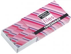 Tweezerman MATCHBOX ITTY BITTY FILES STRIPES (12