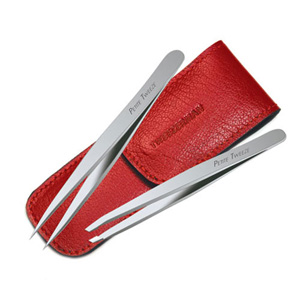 Tweezerman Petite Tweeze Set - Red Case