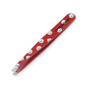 Tweezerman Polka Dot Crystal Tweezer - Red