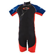 TWF Wetsuit Shortie Kids 0 Red