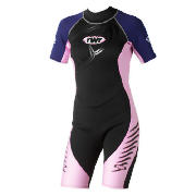 TWF Wetsuit Shortie Womens 10 Pink