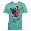 Mongun Rhinestone Deluxe T-Shirt (Aqua)