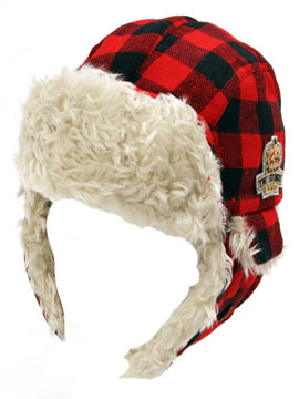 Two Stoned Red/Black Flame Trap Hat