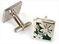 Green Vine Cufflinks by