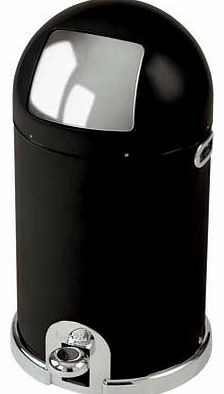 Typhoon 33 Litre Capsule Waste Bin - Black