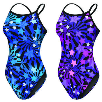 Ladies Sea Stars Diamond Back Swimsuit