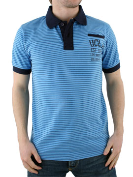 Blue Pocket Polo Shirt