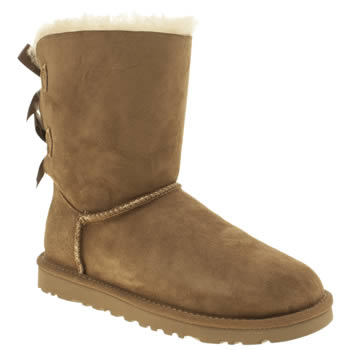 ugg australia Tan Bailey Bow Boots