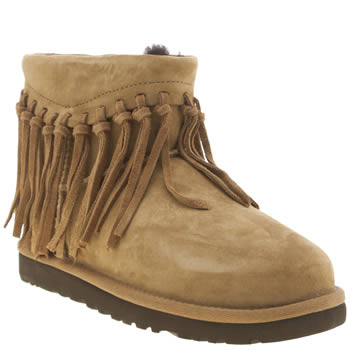 ugg australia Tan Wynona Fringe Boots