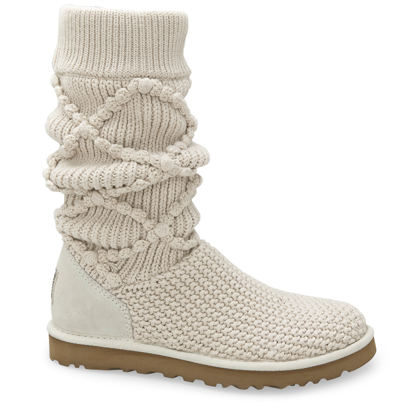 UGG Classic Argyle Knit Cream