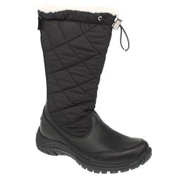 Female Snowpeak Leather Upper Casual in Black, White