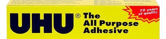 UHU All Purpose Adhesive Clear Glue 33ml Tube