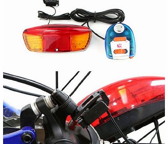 Ukamshop Useful Bike Bicycle turning Indicator Lamp Brake Signal LED Light Horn Bell