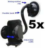 Ukdapper Bulk Car Suction Mount Holder Ukdapper - 5x Bulk Lot Mobile Car Suction Mount Holder For Nokia 7373