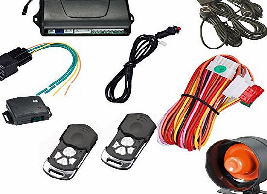 Ultimatecarparts Remote Car Alarm, Immobiliser, Anti Hijack, Central Locking Complete With Ultransonic Sensors