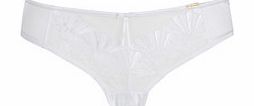 Meika white Brazilian briefs