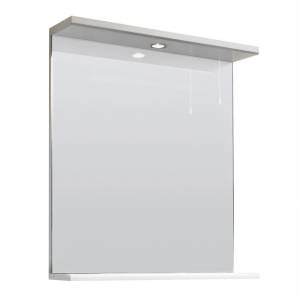 High Gloss White Beaufort 650 Mirror