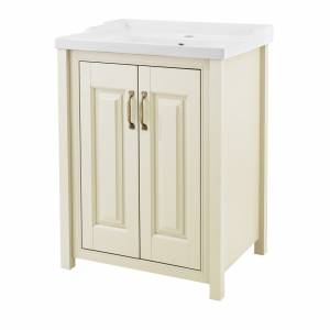 Ivory Amersham 600mm 2 Door Basin Unit