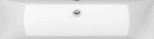 Ultra Jetty Square Bathroom Double Ended Bath Tub