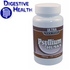 Pysillium Husk Capsules - 120 Capsules - 750mg