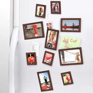 Umbra Cling 10 Piece Magnetic Photo Frame Set