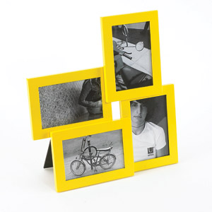 umbra Lira Yellow Four Photo Frame