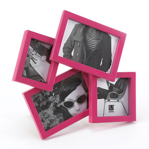 Mosh Fuschia Multi Desk Photo Frame