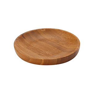 Boomba Natural Bamboo Round Soap Dish