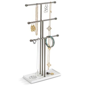 Trigem 3 Tier Jewellery Tree Hanger