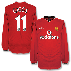 Umbro 00-02 Man Utd Home L/S Shirt Giggs 11